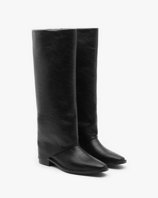 MILO Folding Long Boots_Black