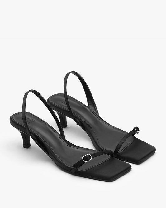 NOR バックル スリングバックサンダル_ブラック
