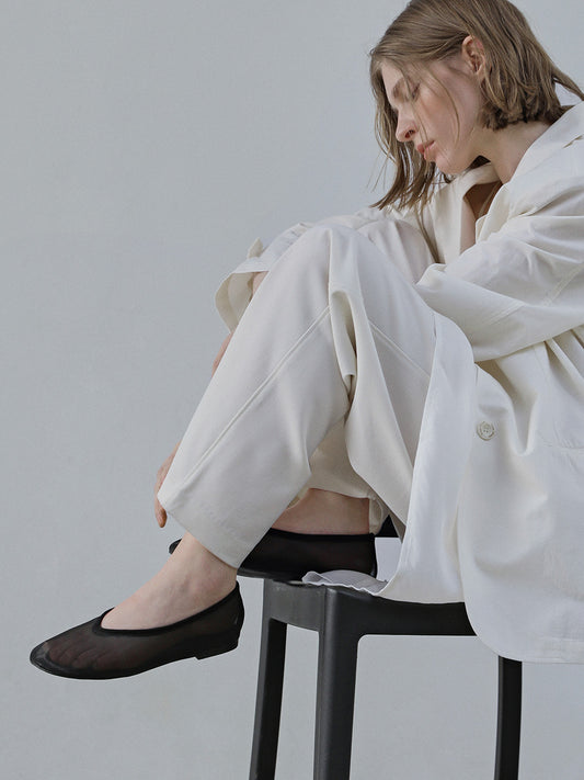 TOV Round Flats_Black