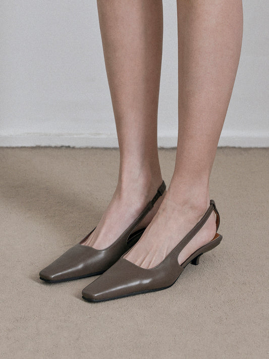 SOIL Square Slingbacks_Darkbeige