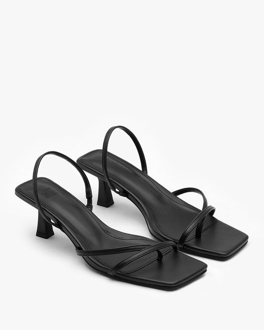 OVE Strap Slingback Sandals_Black