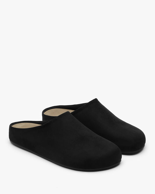 MOSS Suede Mules_Black