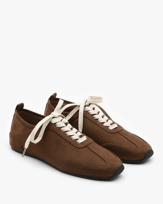 TORI Suede Sneakers_Brown