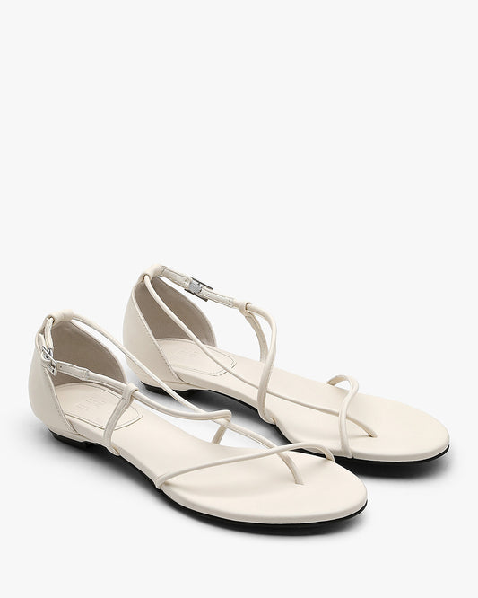 LEEV Strap Sandals_Ivory