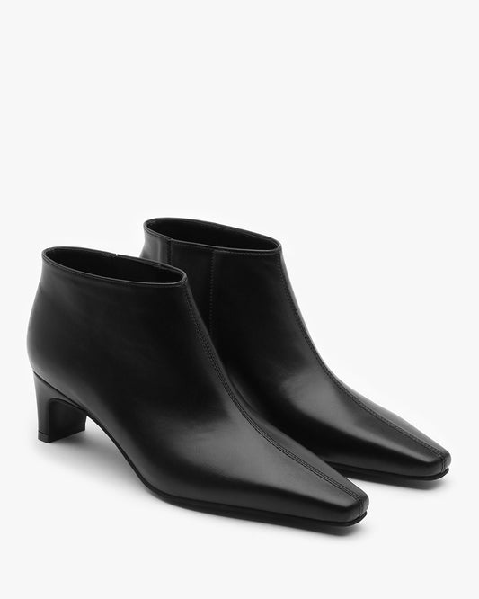 ESSEN Square Ankle Boots_Black