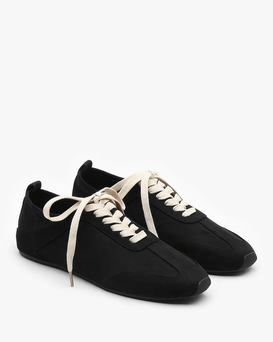 TORI Suede Sneakers_Black
