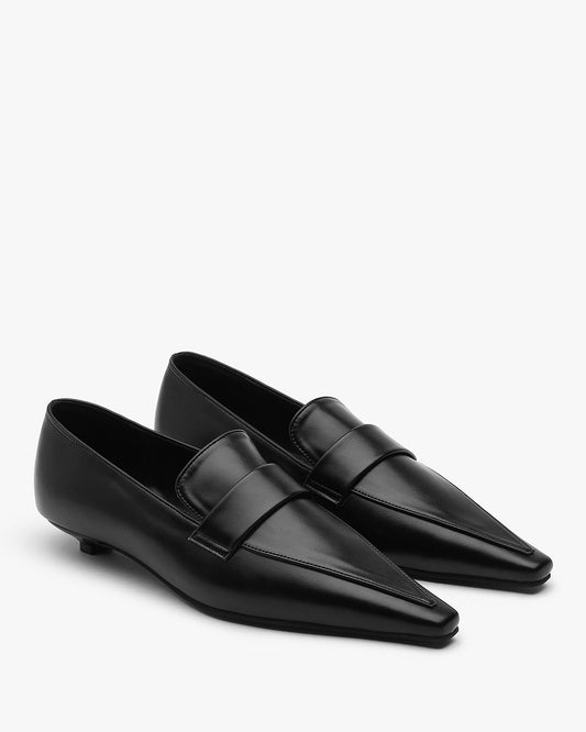 TOTE Slim Square Loafers_Black