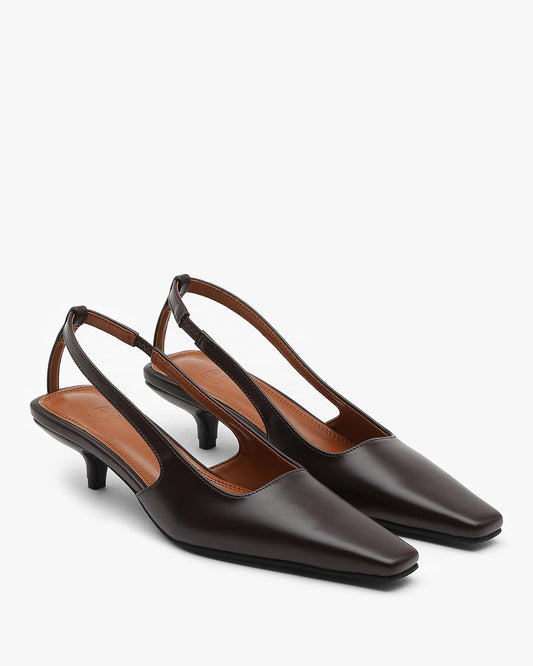 SOIL Square Slingbacks_Brown