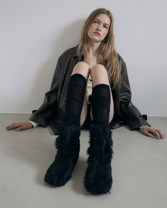 NOSI Fur Short Boots_Black