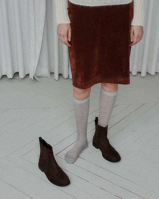 RUAH Suede Ankle Boots_Brown