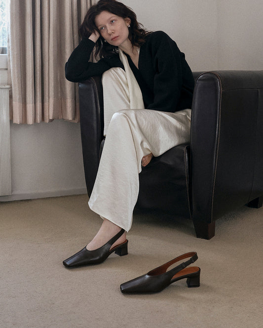 VERT Square Slingbacks_Brown