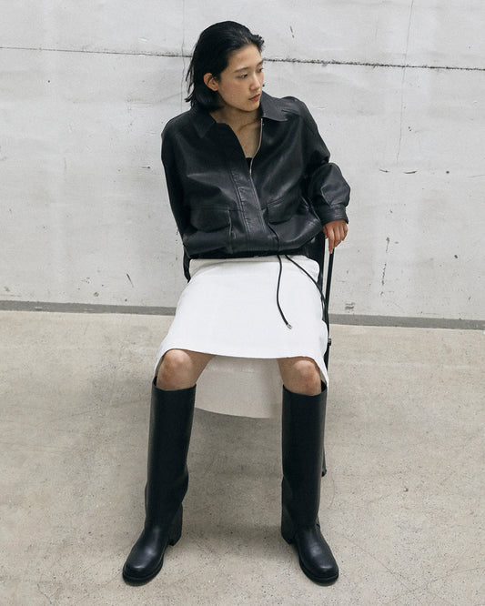 TIDE Folding Long Boots_Black