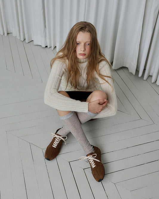 TORI Suede Sneakers_Brown