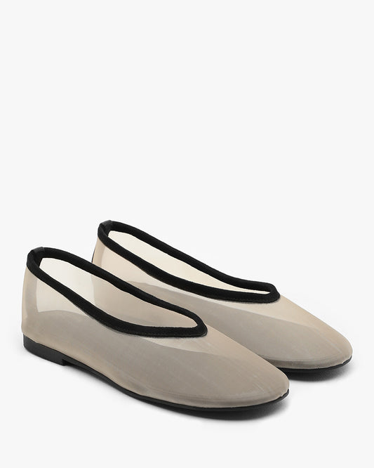 TOV Round Flats_Beige