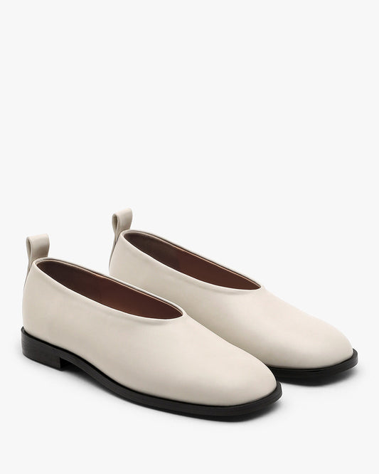 CAMI Round Flats_Ivory